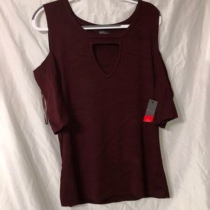 Cold shoulder blouse